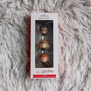 Hallmark Harry Potter Miniature Christmas Ornaments, Set of 3